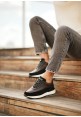 534 BLACK &amp; DARK BROWN