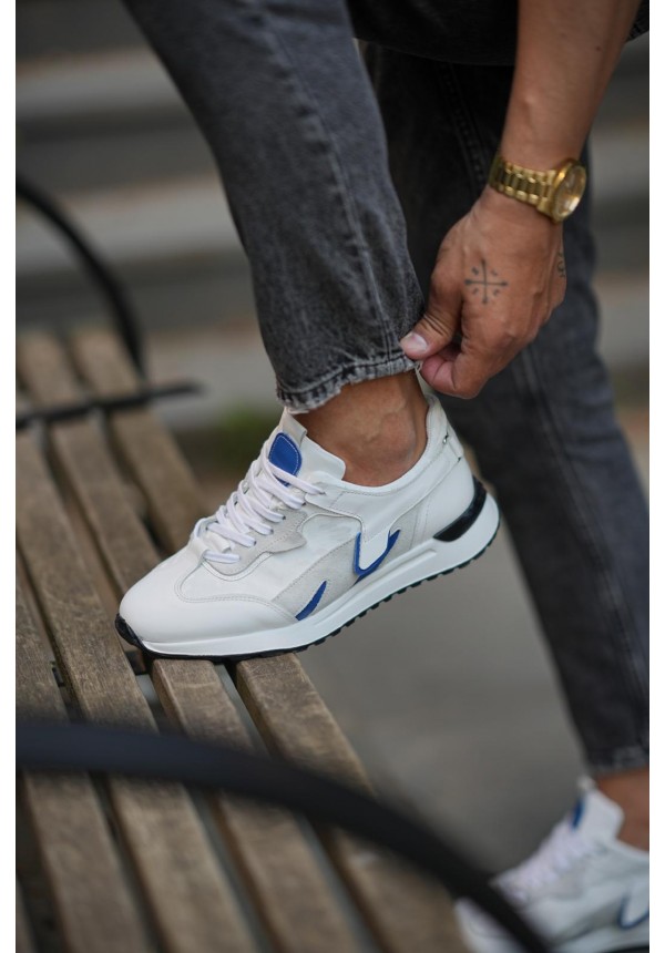 544 WHİTE & BLUE CAMOUFLAGE