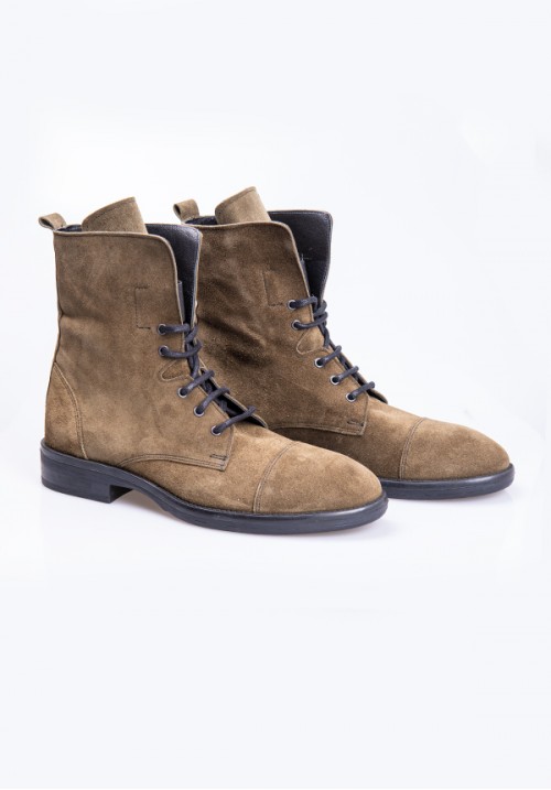 4821 ARMY GREEN SUEDE BOOTS